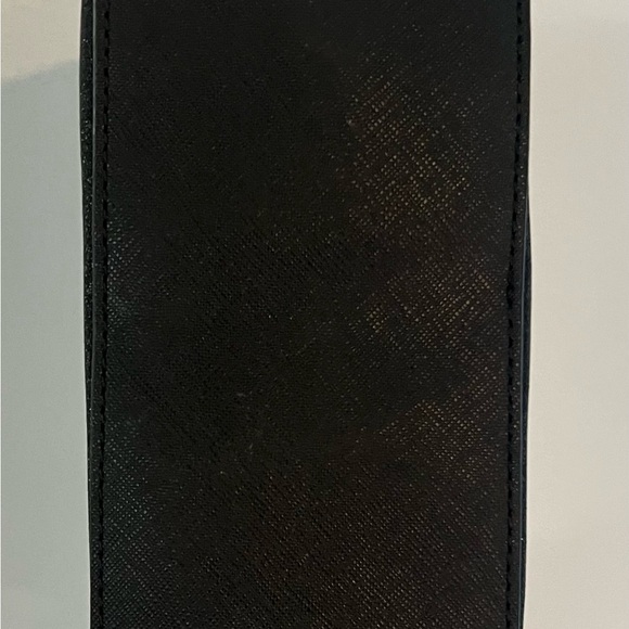 Kate Spade Lola Glitter Black Small Dome Gold Zip Cosmetic Toiletry Case Bag - Picture 5 of 9